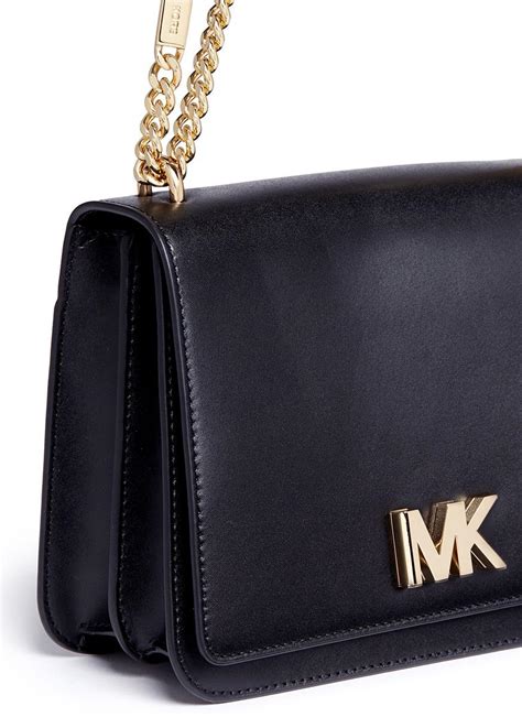 michael kors mott large leather shoulder bag|michael kors shoulder crossbody bag.